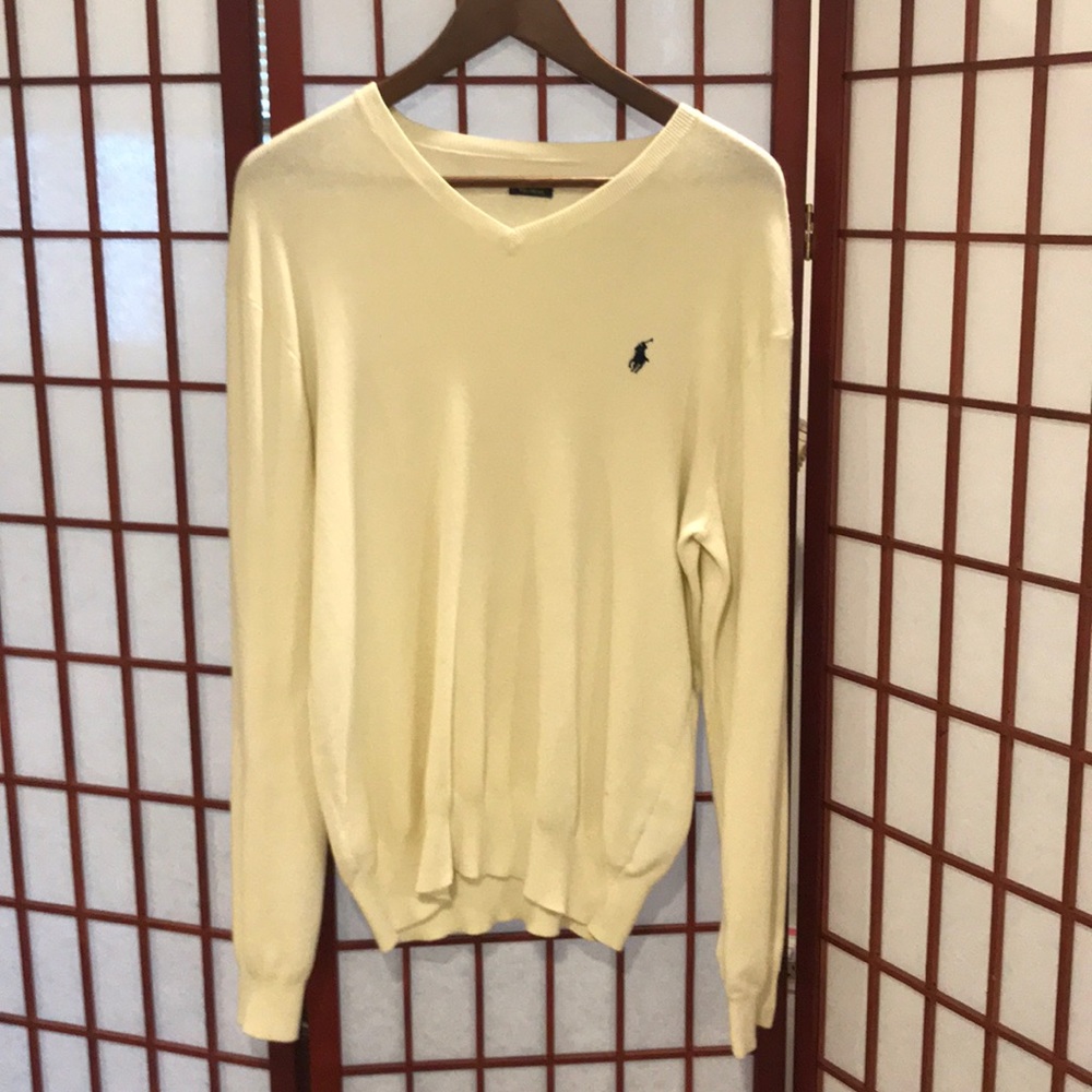 Polo Ralph Lauren White Sweater for men
